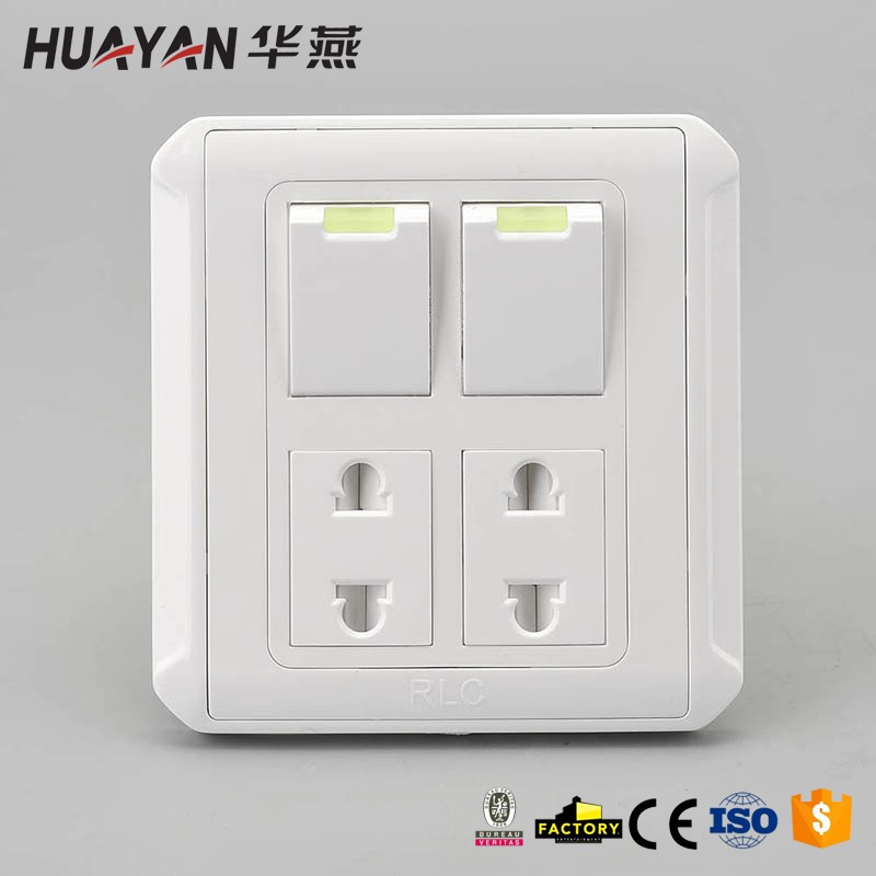 HYA-2GANG SWITCH 2SOCKET,HYA-2GANG SWITCH 2SOCKET