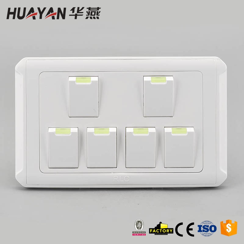 HYA-6GANG 1WAY SWITCH,HYA-6GANG 1WAY SWITCH