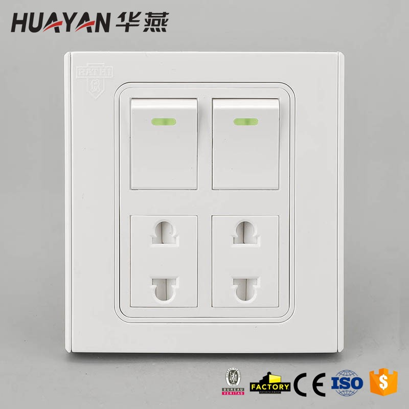 HYB-2GANG SWITCH 2SOCKET,HYB-2GANG SWITCH 2SOCKET