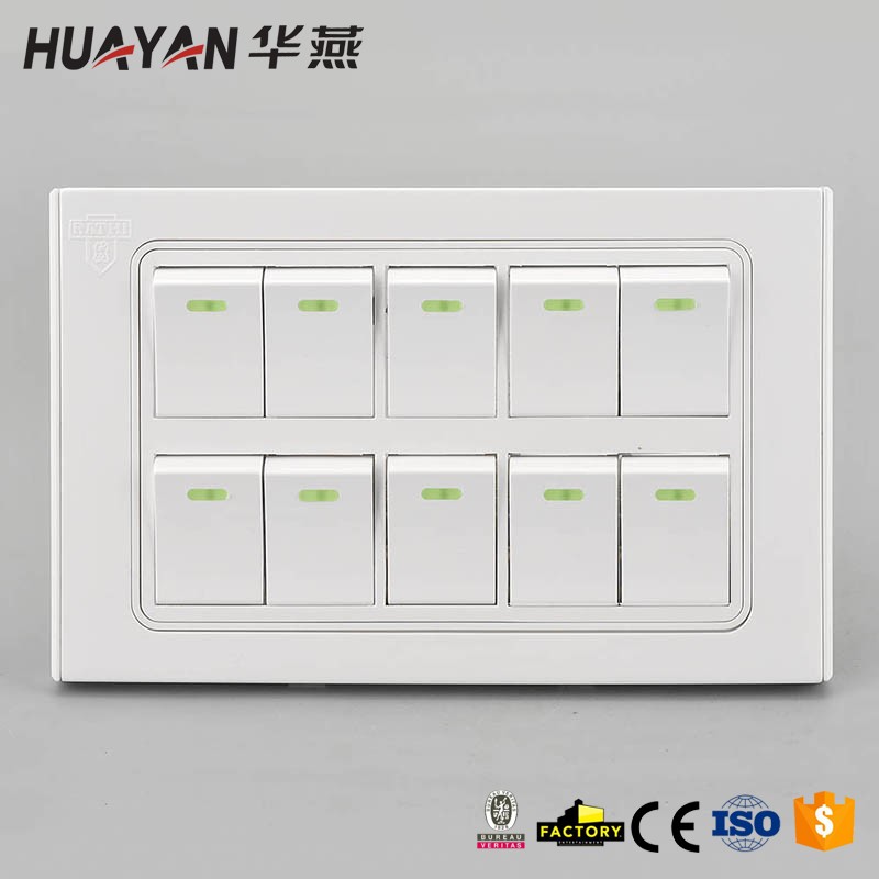 HYB-10GANG 1WAY SWITCH,HYB-10GANG 1WAY SWITCH