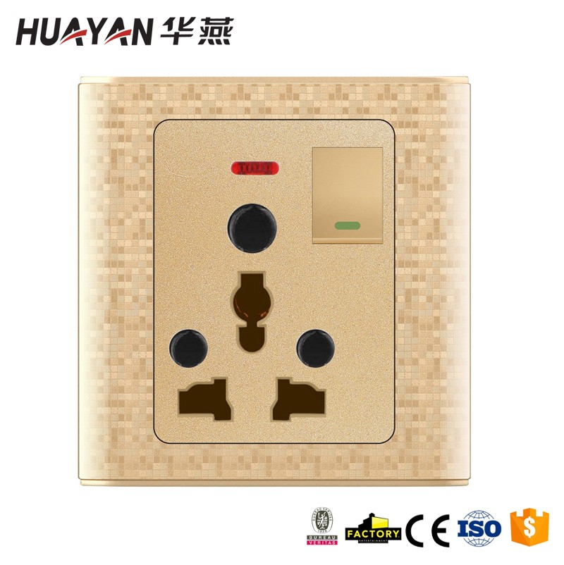 HYC-G-MOSAIC-1GANG 16A MULTI SOCKET,HYC-G-MOSAIC-1GANG 16A MULTI SOCKET