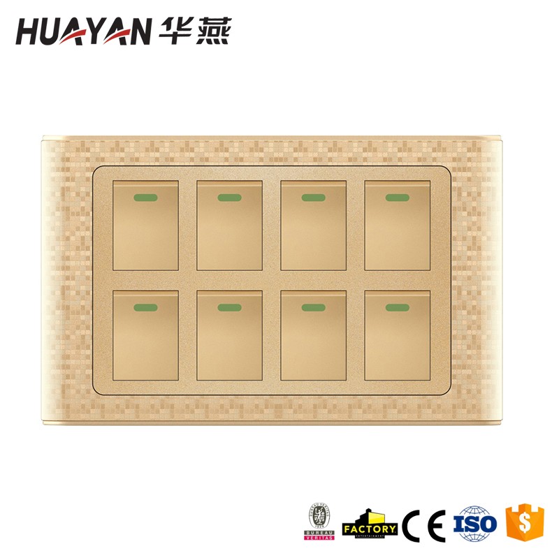 HYC-G-MOSAIC-8GANG 1WAY SWITCH,HYC-G-MOSAIC-8GANG 1WAY SWITCH