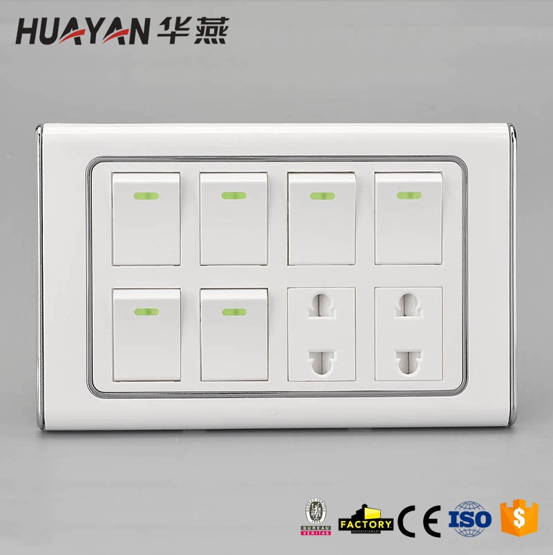 HYD-C-6GANG SWITCH 2SOCKET,HYD-C-6GANG SWITCH 2SOCKET