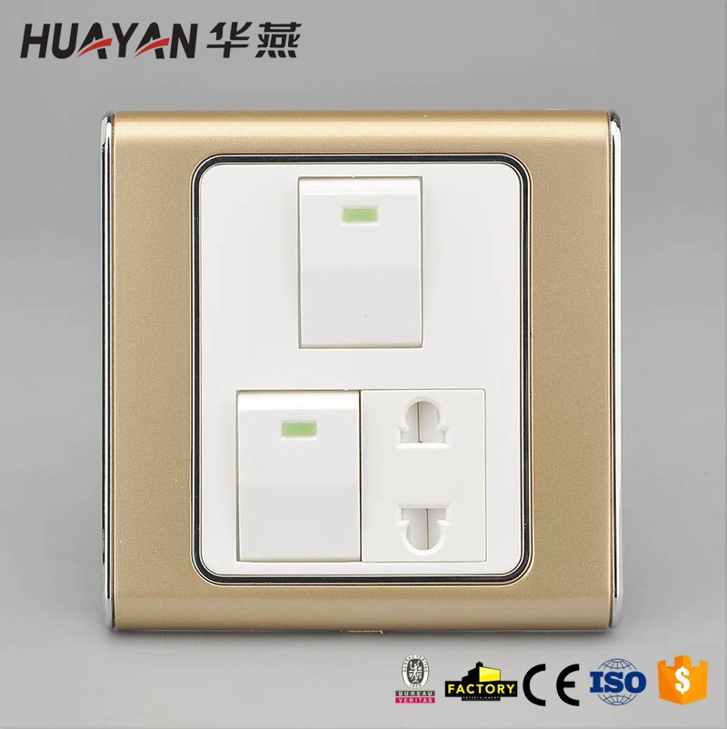 HYD-G-2GANG SWITCH 1SOCKET,HYD-G-2GANG SWITCH 1SOCKET