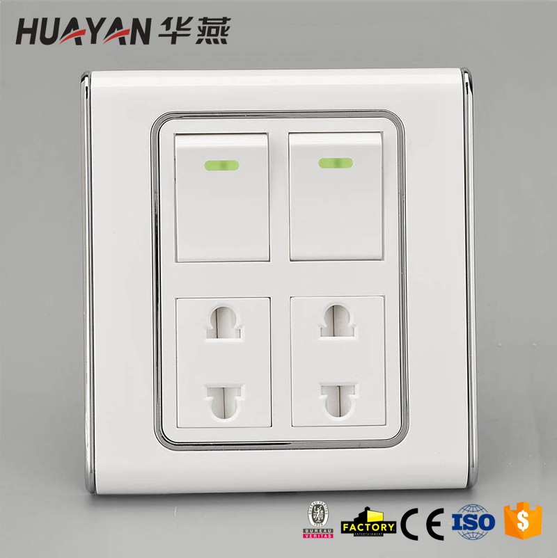 HYD-C-2GANG SWITCH 2SOCKET,HYD-C-2GANG SWITCH 2SOCKET