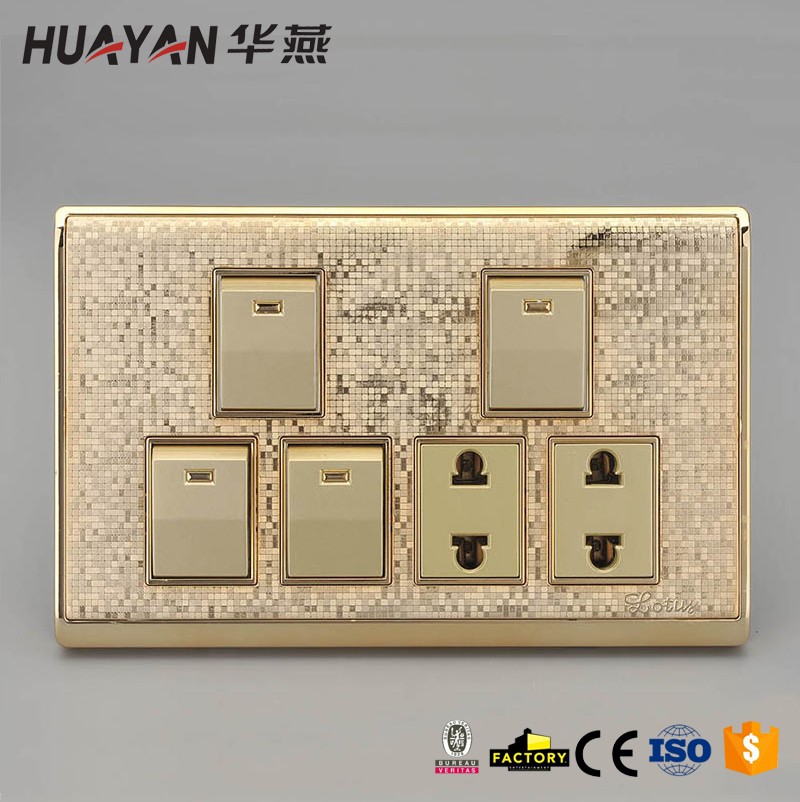 HYF-4GANG SWITCH 2SOCKET,HYF-4GANG SWITCH 2SOCKET