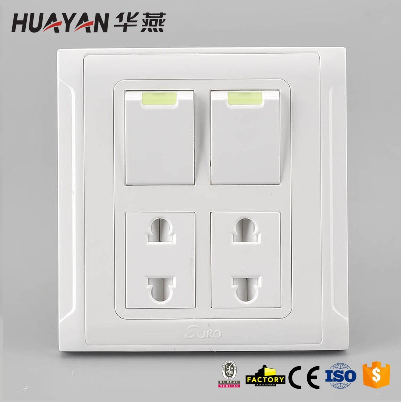 HYI-2GANG SWITCH 2SOCKET,HYI-2GANG SWITCH 2SOCKET