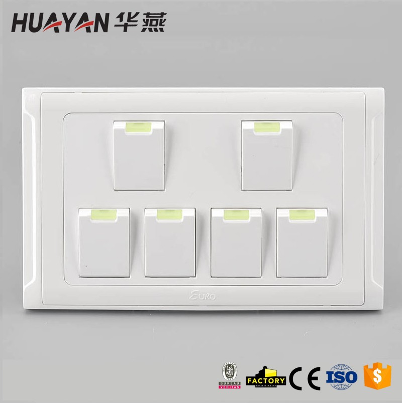 HYI-6GANG 1WAY SWITCH,HYI-6GANG 1WAY SWITCH