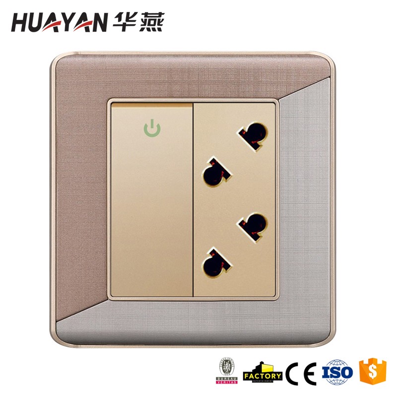 HYJ-1GANG SWITCH 2SOCKET,HYJ-1GANG SWITCH 2SOCKET