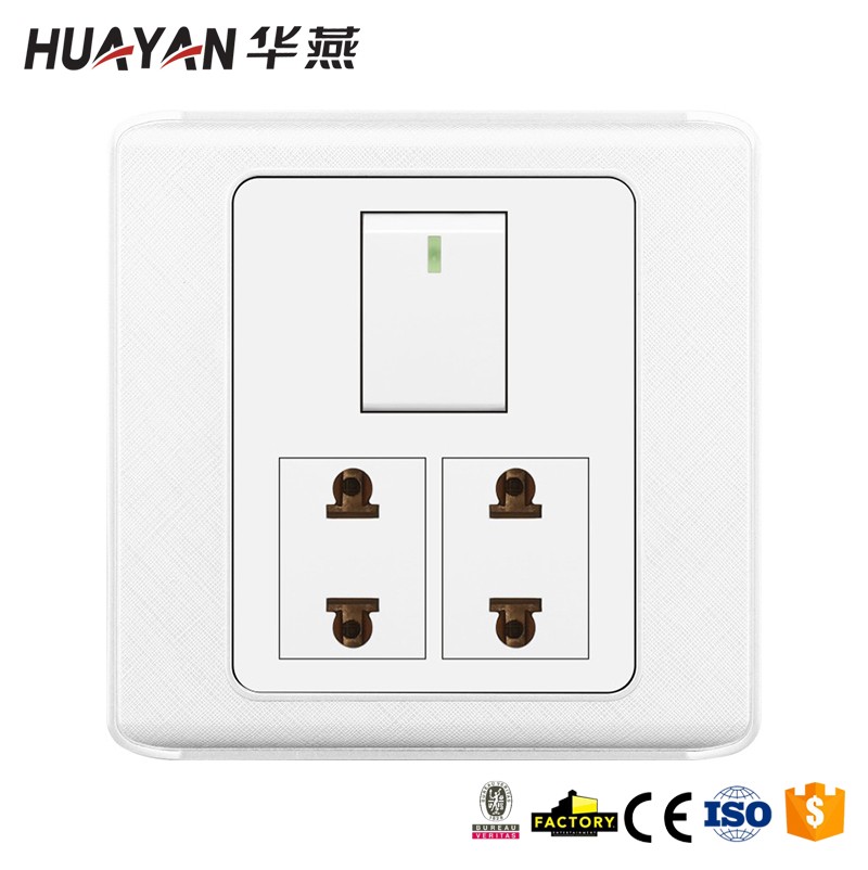 HYH-1GANG SWITCH 2SOCKET,HYH-1GANG SWITCH 2SOCKET