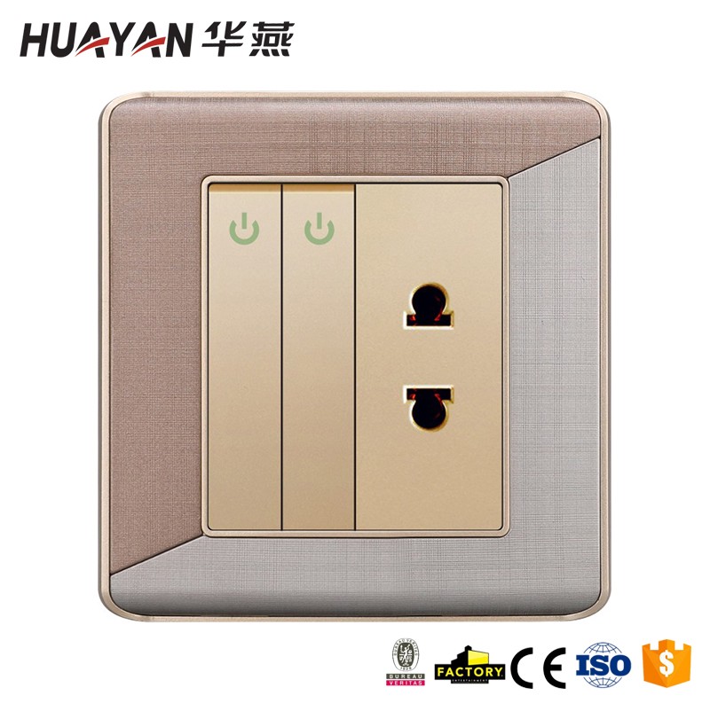 HYJ-2GANG SWITCH 1SOCKET,HYJ-2GANG SWITCH 1SOCKET