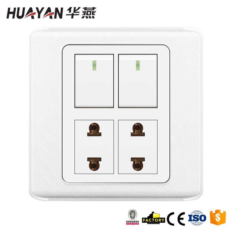 HYH-2GANG SWITCH 2SOCKET,HYH-2GANG SWITCH 2SOCKET