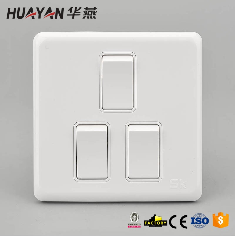 HYK-3GANG 1WAY SWITCH,HYK-3GANG 1WAY SWITCH