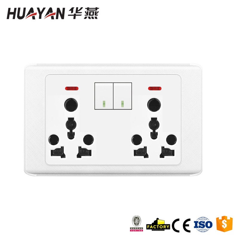 HYH-2GANG SWITCH DOUBLE 16A MULTI SOCKET,HYH-2GANG SWITCH DOUBLE 16A MULTI SOCKET