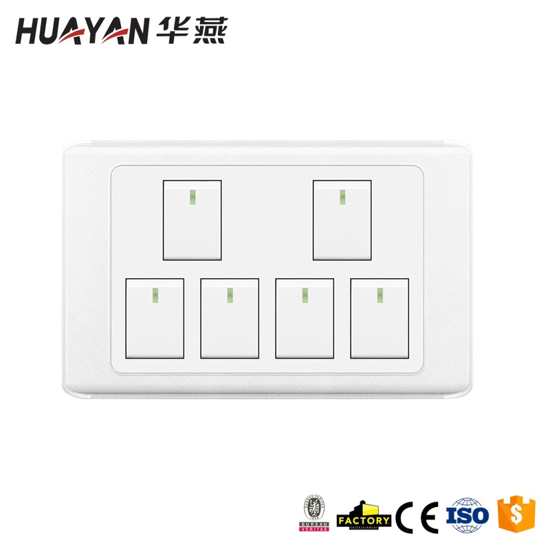 HYH-6GANG 1WAY SWITCH,HYH-6GANG 1WAY SWITCH