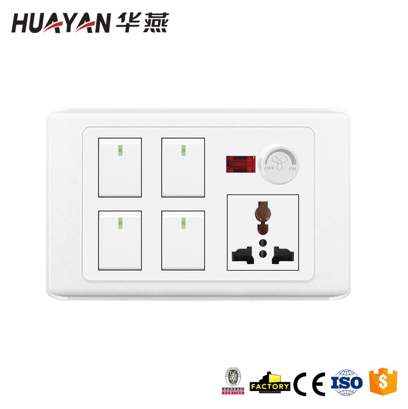 HYH-4GANG SWITCH MF SOCKET INDICATOR LIGHT DIMMER,HYH-4GANG SWITCH MF SOCKET INDICATOR LIGHT DIMMER