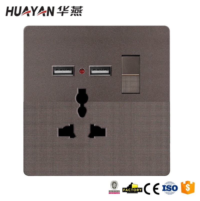 HYO-1GANG SWITCH MF SOCKET DOUBLE USB SOCKET,HYO-1GANG SWITCH MF SOCKET DOUBLE USB SOCKET