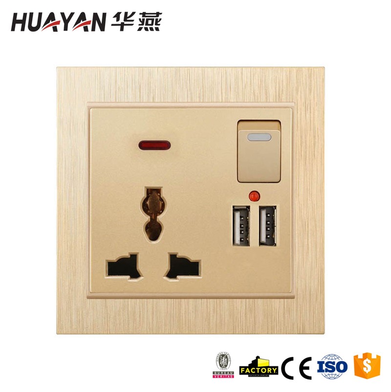 HYV-1GANG SWITCH MF SOCKET DOUBLE USB SOCKET,HYV-1GANG SWITCH MF SOCKET DOUBLE USB SOCKET