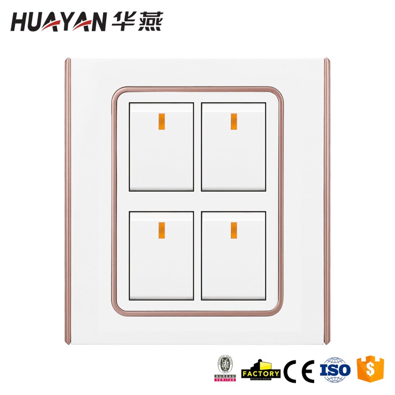 HYB-G-4GANG 1WAY SWITCH,HYB-G-4GANG 1WAY SWITCH