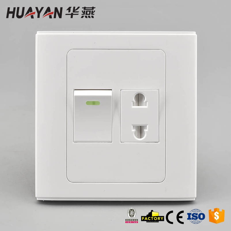 HYC-1GANG SWITCH 1SOCKET,HYC-1GANG SWITCH 1SOCKET