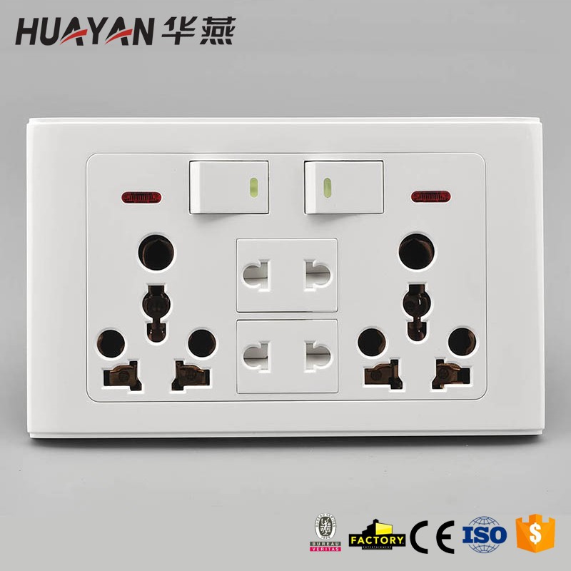 HYC-2GANG DOUBLE 16A MULTI SOCKET 2SOCKET,HYC-2GANG DOUBLE 16A MULTI SOCKET 2SOCKET