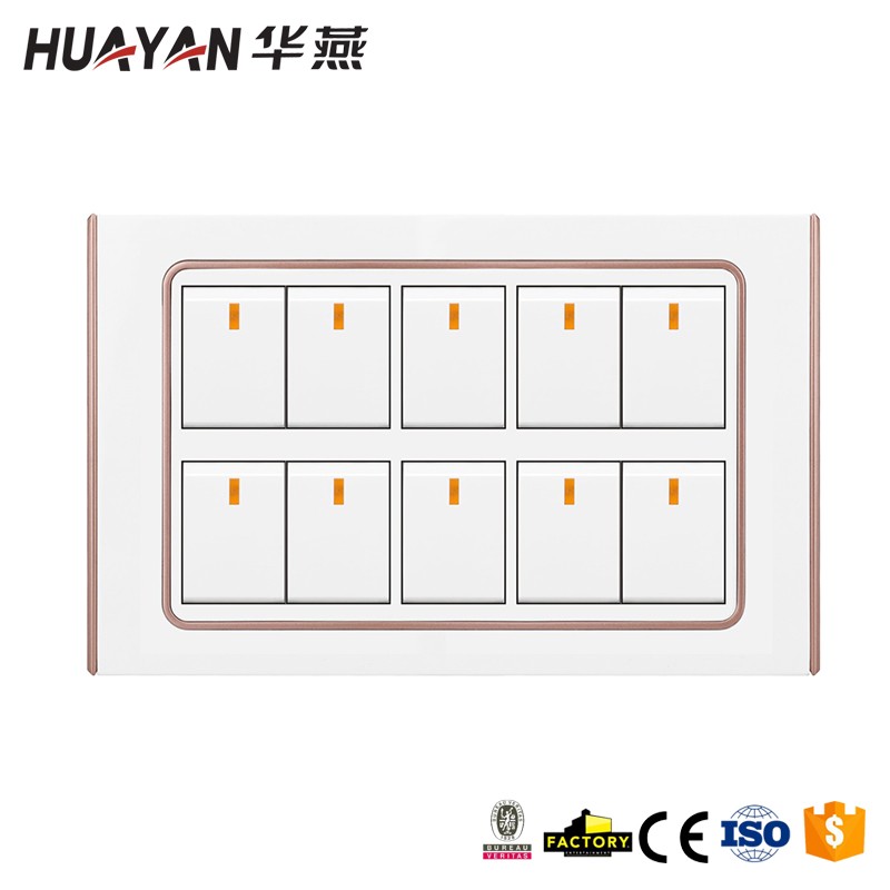 HYB-G-10GANG 1WAY SWITCH,HYB-G-10GANG 1WAY SWITCH