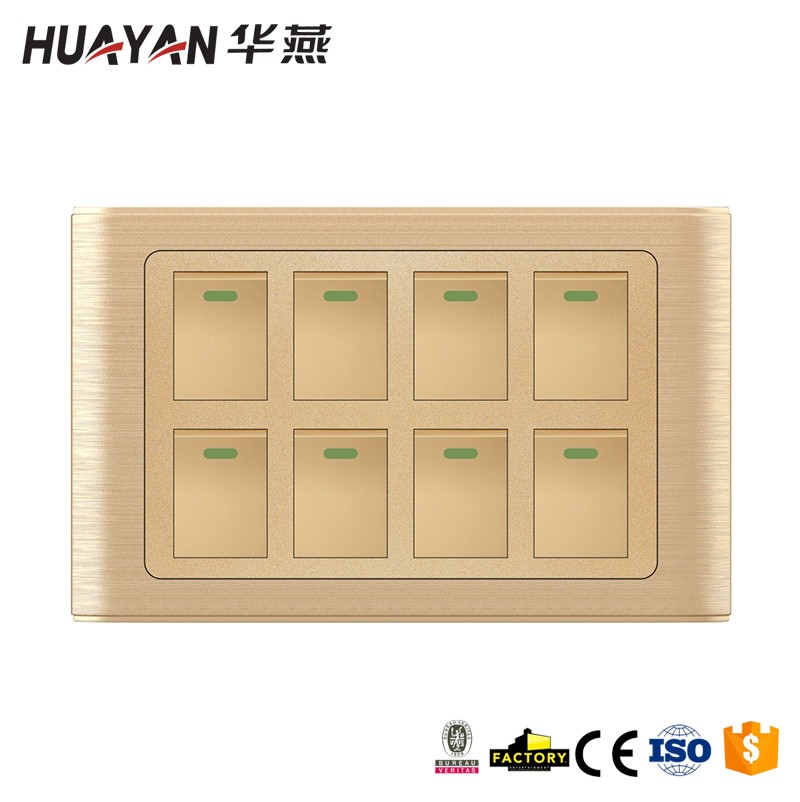 HYC-G-BRUSH-8GANG 1WAY SWITCH,HYC-G-BRUSH-8GANG 1WAY SWITCH